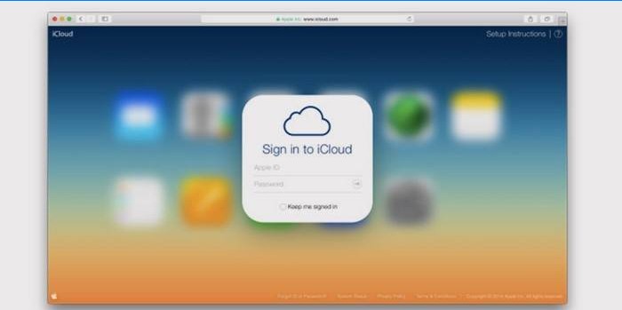 Prijavite se na iCloud