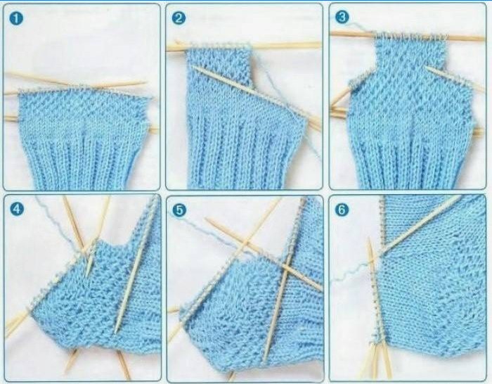 Kako plesti korak peta čarapa s iglama za pletenje