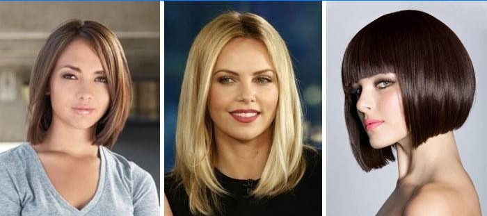 Stalak različitih duljina za ovalno lice