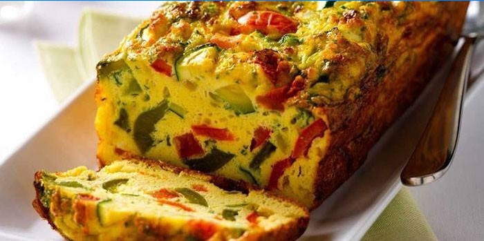 Pečeni omlet s povrćem