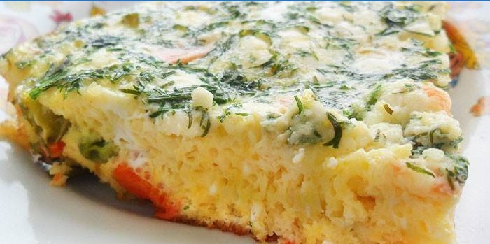Omlet s sirom i začinskim biljem