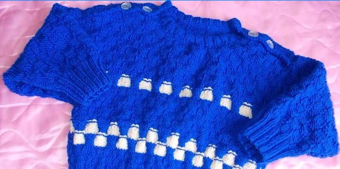 Pleteni džemper za djevojčice