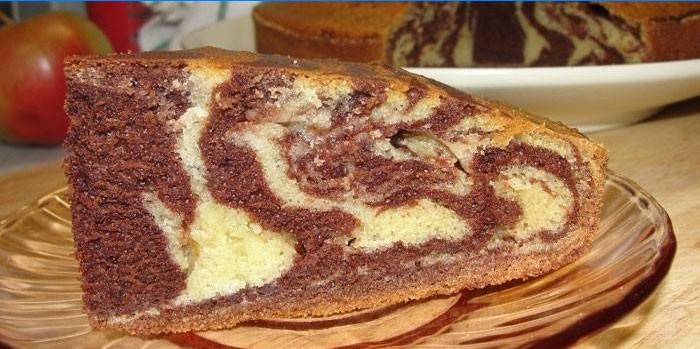 Kriška kolača od muffina od zebre