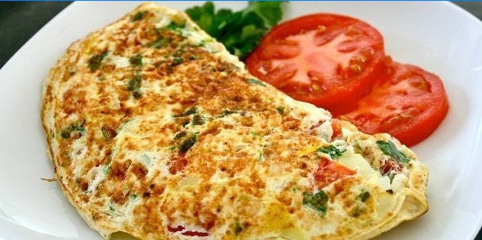 Omlet s povrćem