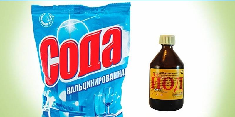 Soda pepeo s jodom