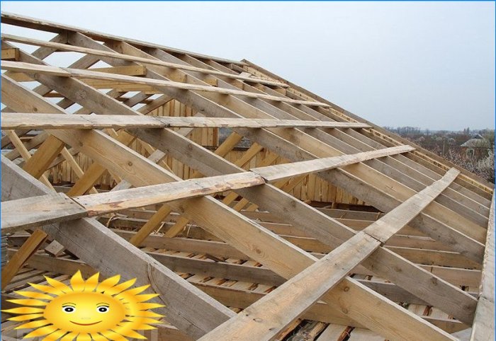 Diy zavjesni krovni rafter sustav