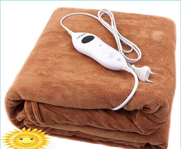Električni plahta i električna pokrivač: grickaju se na hladnoći
