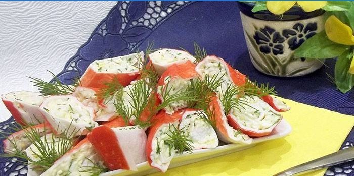 Štapići rakova od vrhnja od sira