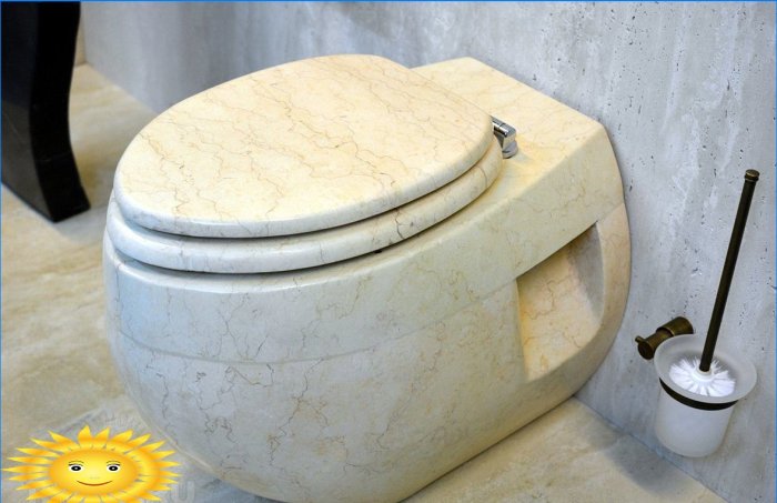 WC školjka od mramora