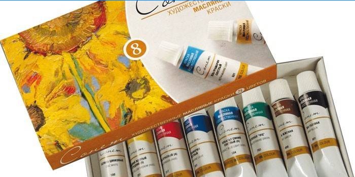 Set od osam boja Sonnet uljnih boja