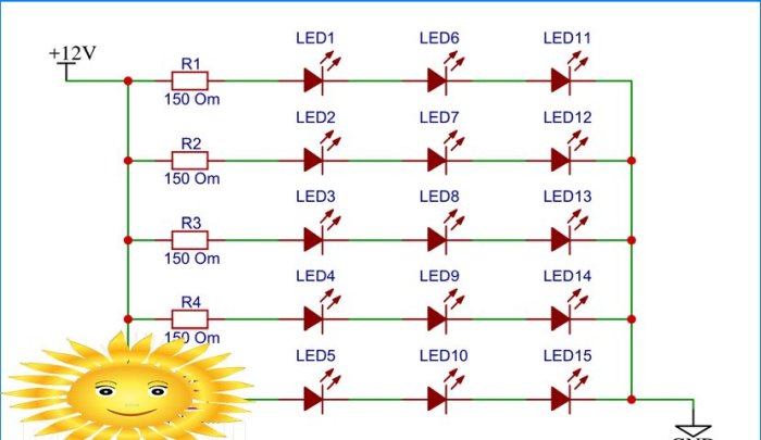 LED matrični krug