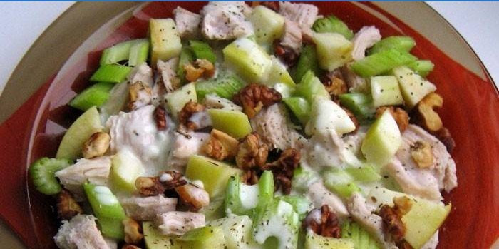 Salata od celera s krastavcem
