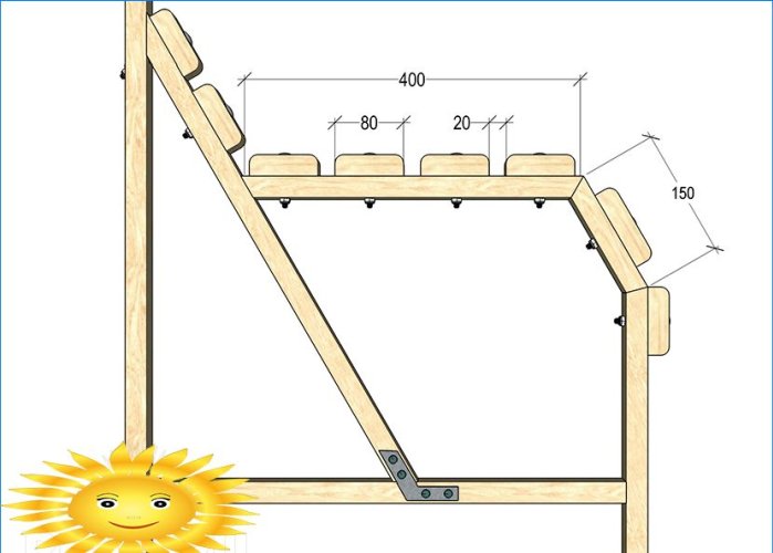Učinite sami vrtnu klupu za ljetnu rezidenciju: crteži, dimenzije, fotografije