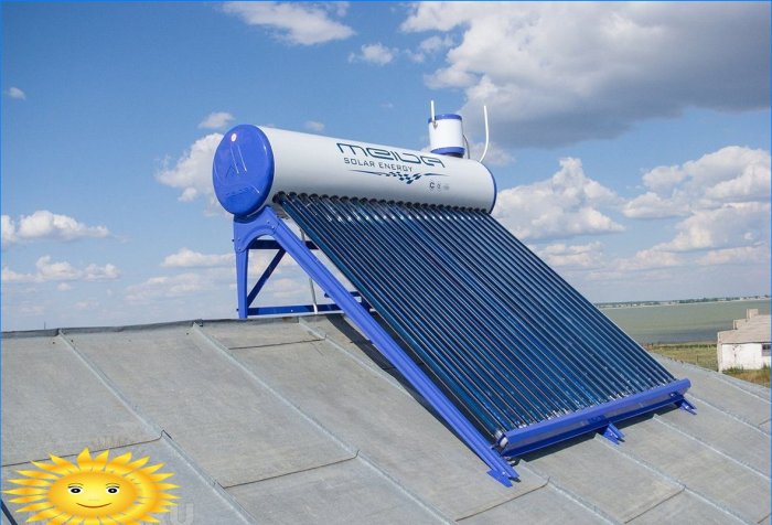 Vakuum solarni kolektor: instalacija, priključak, rad
