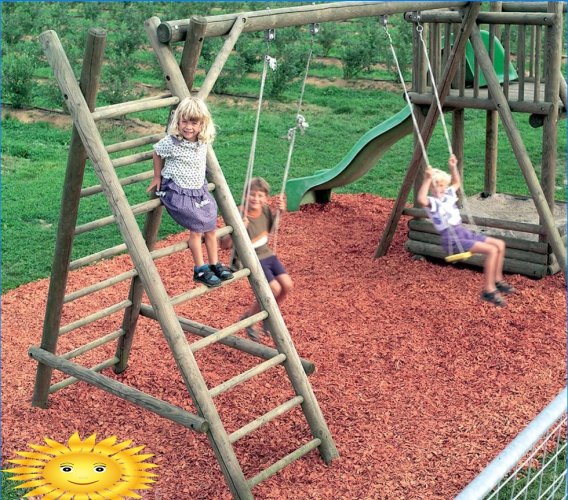 Dekorativni čips na igralištu