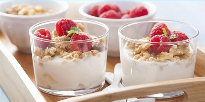 Recept za jogurt i maline