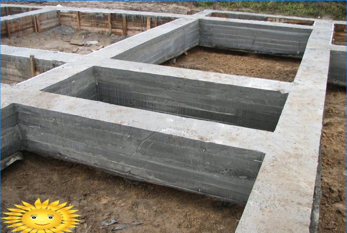 Armirano-betonska rešetka za pilaste temelje