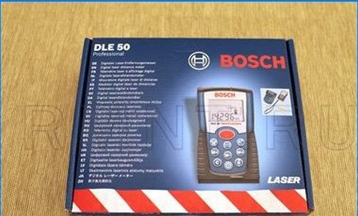 Laserski daljinomjer Bosch DLE 50 Professional - kutija