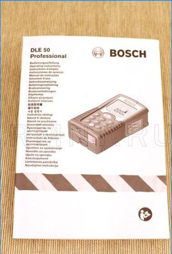 Bosch DLE 50 Professional - priručnik