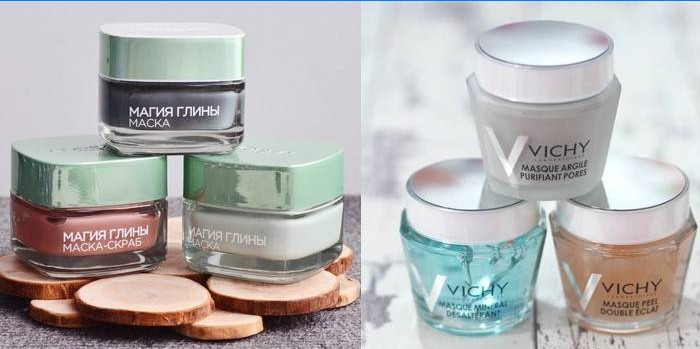 Mineralne maske Loreal i Vichy