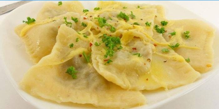 Pileći punjeni ravioli