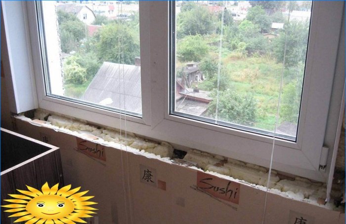 Učinite sami zamjenu prozorskog praga na plastičnom prozoru