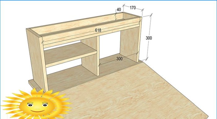 Uradi dječiji namještaj: drveni stol