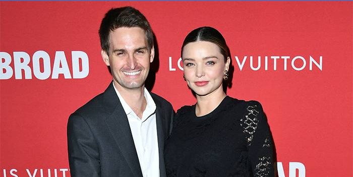 Evan Spiegel i Miranda Kerr