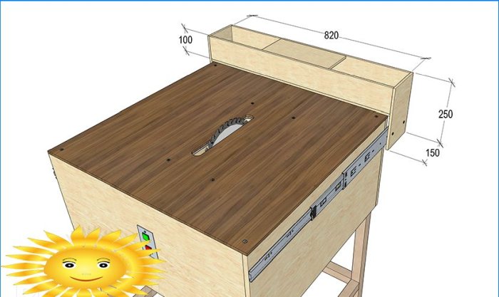 Diy stol s cirkularnom pilu