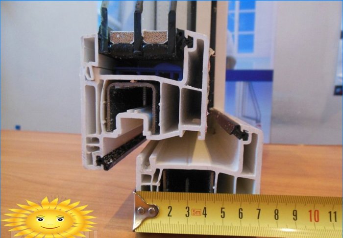 5-komorni profil 70 mm sa staklenom jedinicom 40 mm