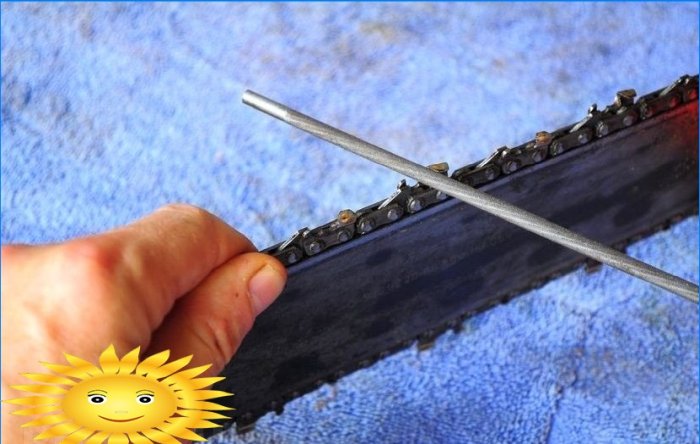 Kako oštriti lanac lančane pile