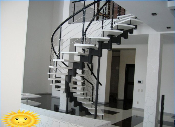 Modularne stepenice: značajke, vrste, prednosti i nedostaci