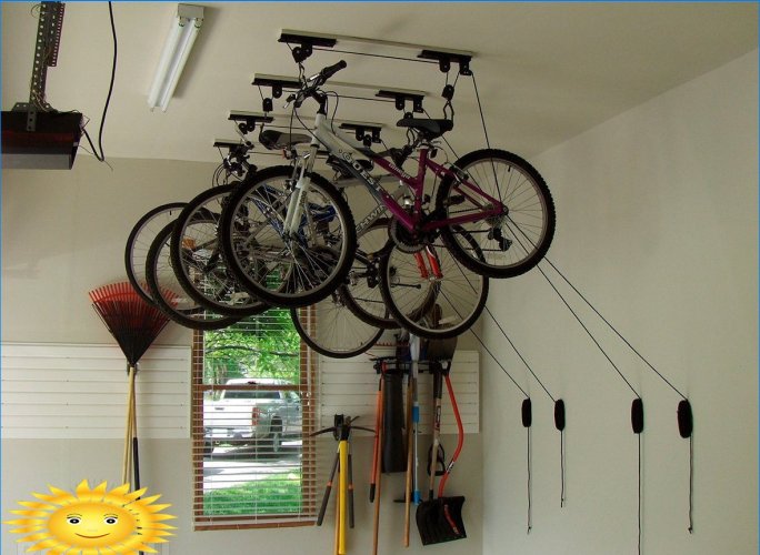 Sve vrste polica za pohranu bicikala: od ulice do stana