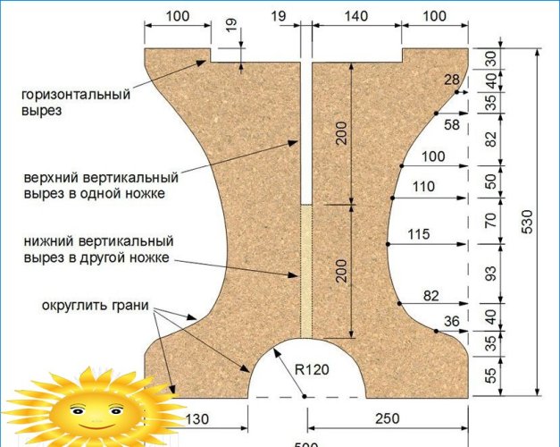 Uradi kućni namještaj: dječji drveni stol