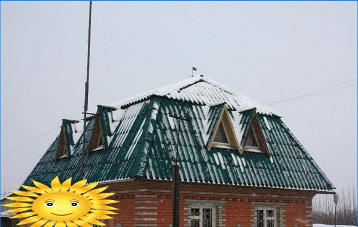 Valovita škriljevca na krovu: kako položiti krov 50 godina