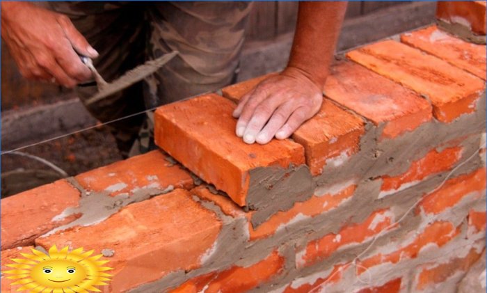 Zidanje i ojačana zidanja: kako pravilno saviti zidove