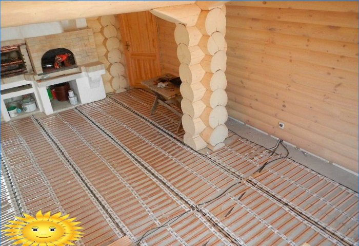 Kako napraviti topli pod u drvenoj kući