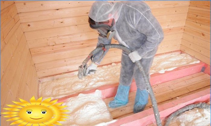 Toplinska izolacija drvenog poda s poliuretanskom pjenom