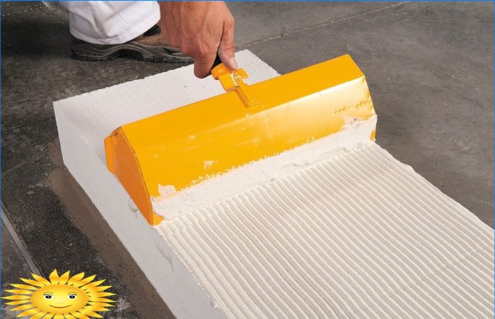 Kako odabrati ljepilo za blokove gaziranog betona