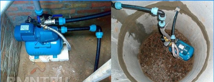 Kako spojiti crpnu stanicu na bunar ili bunar