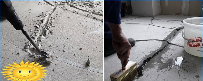 Popravak pukotina u betonskom podu
