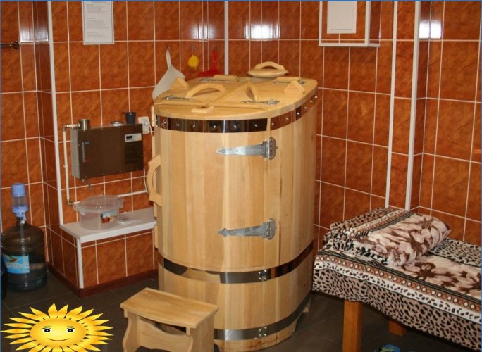 Sauna u stanu: primjeri, cijene, karakteristike