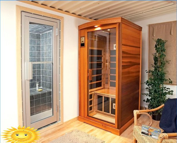 Sauna u stanu: primjeri, cijene, karakteristike