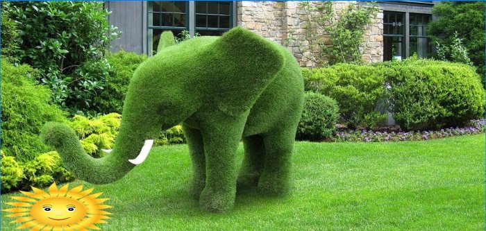 Topiary - skulpture iz grmlja i drveća