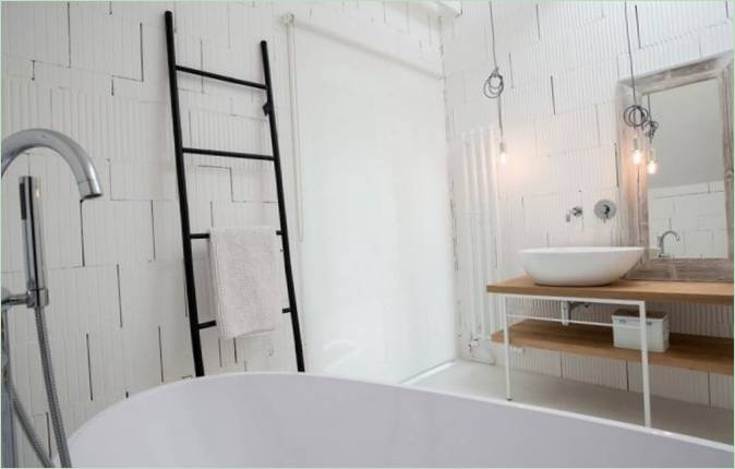 Unutrašnjost kupaonice privatne kuće u Češkoj