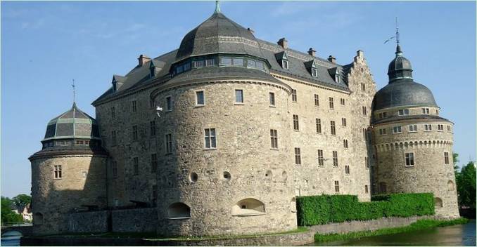 Örebro Castle, island in river Svartån, Sweden