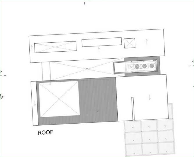 Plan krova vile 66 Ace-Ace od Ace&Ace;Ace