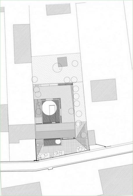 Plan shema konzolne kuće u Francuskoj