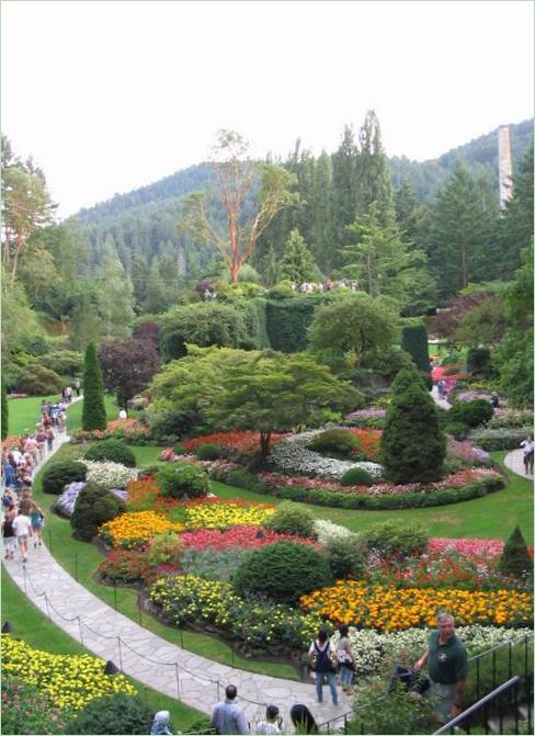 Butchart garden u Britanskoj Kolumbiji