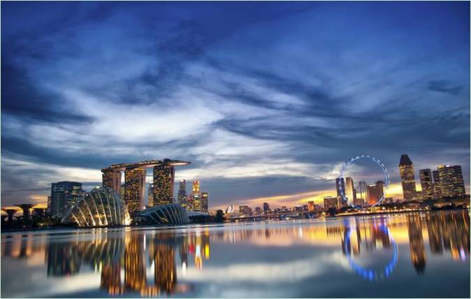 Prekrasan pogled na kuće u Singapuru